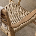 Verano teakhouten tuinstoel met armleuning - FSC-gerecycled hout