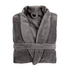 Badjas Cosy microflannel- L/XL - unisex, taupe