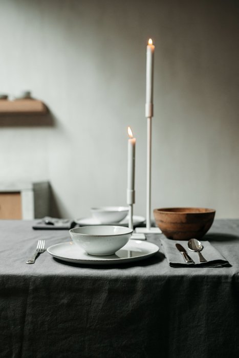 Leeff Tablecloth Tobias M Grey