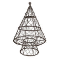 Decoratie Kerstboom Ø 21x33 cm Bruin Metaal