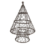 Decoratie Kerstboom Ø 21x33 cm Bruin Metaal