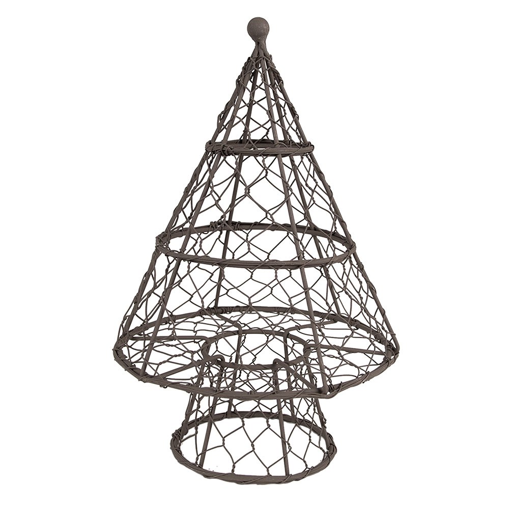 Decoratie Kerstboom Ø 21x33 cm Bruin Metaal