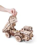 Eco Wood Art (EWA) 3D Houten Bouwset, Dumptruck-Earthmover Moaz 75053, 4226, 33,6x15,4x14,9cm
