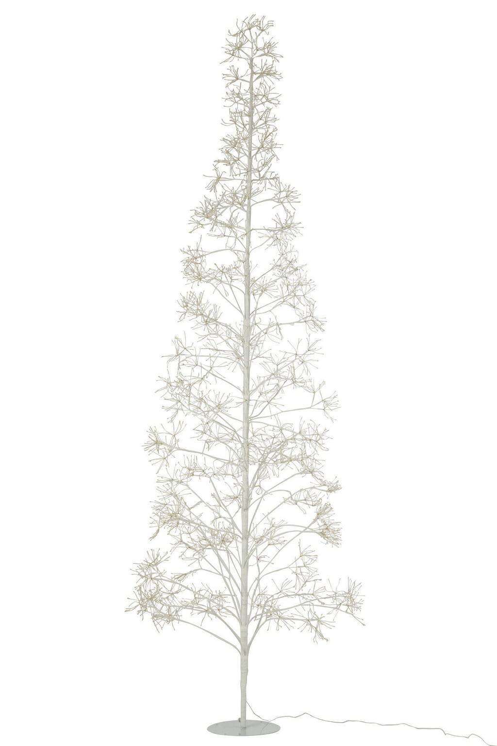 J-Line decoratie Boom 2700 Led - metaal - wit - L