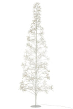 J-Line decoratie Boom 2700 Led - metaal - wit - L