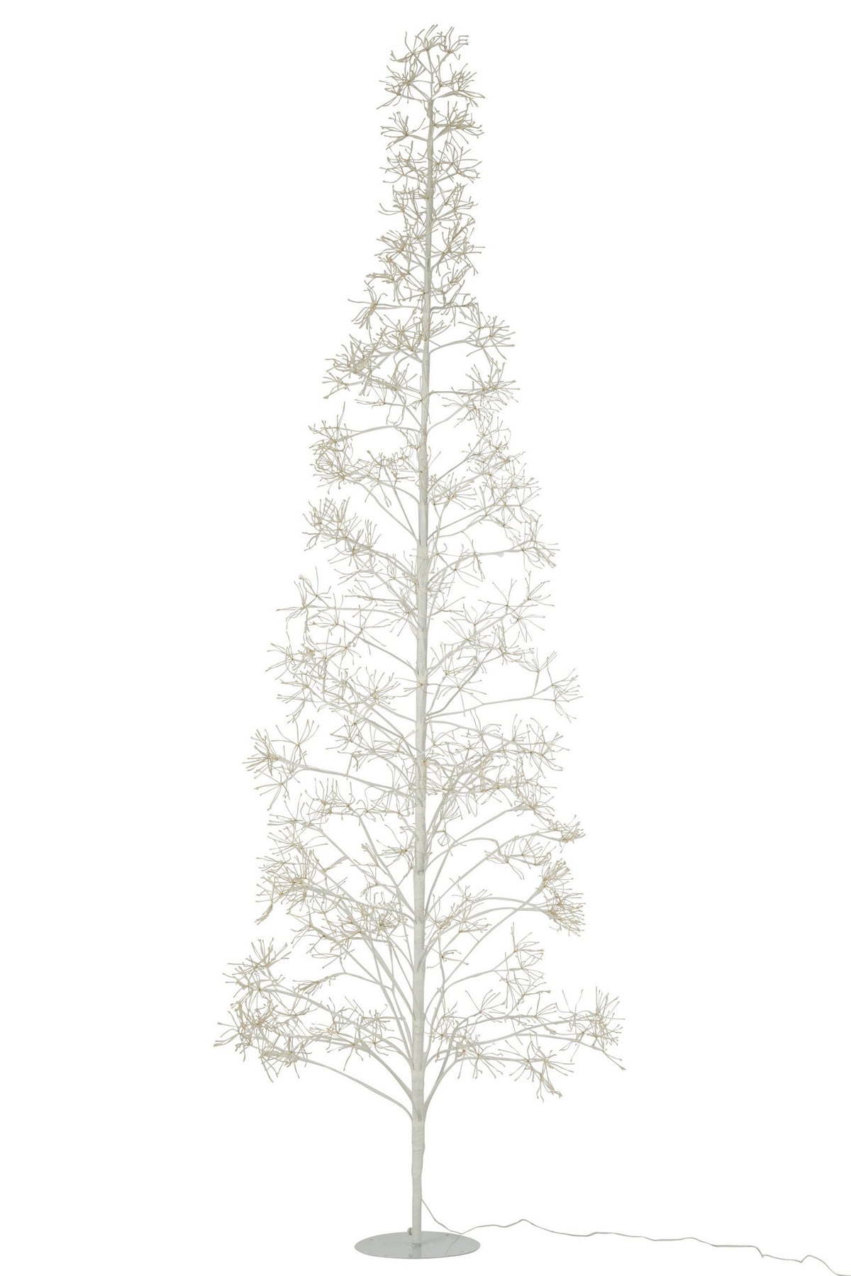 J-Line decoratie Boom 2700 Led - metaal - wit - L