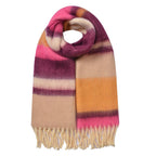Wintersjaal Dames 37x210 cm Geel Synthetisch