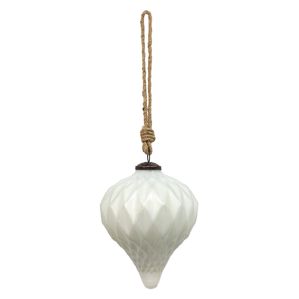 Kerstbal Ø 13 cm met Glas Kerstdecoratie