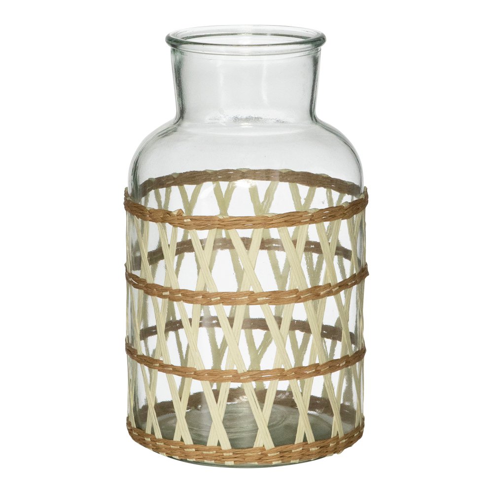 Rattan flesvaas maeve h25,5 d15
