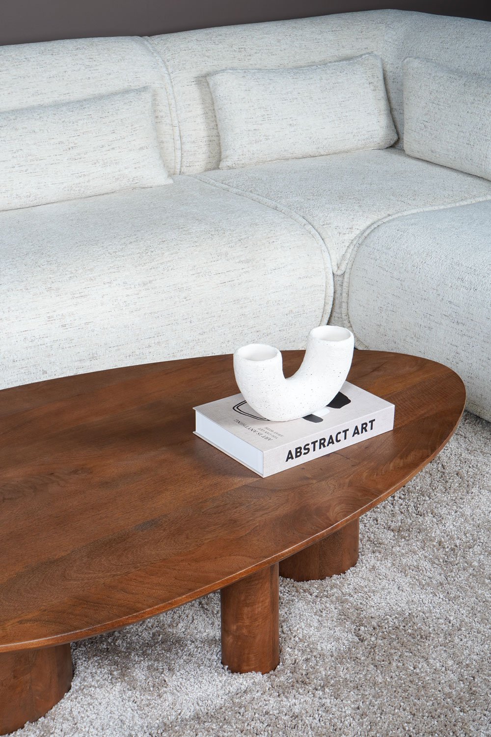 Salontafel Amir 140 x 80 cm - Mangohout