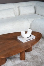 Salontafel Amir 140 x 80 cm - Mangohout