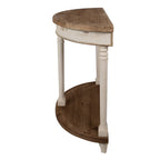 Sidetable 83x40x87 cm Beige Bruin Hout Wandtafel
