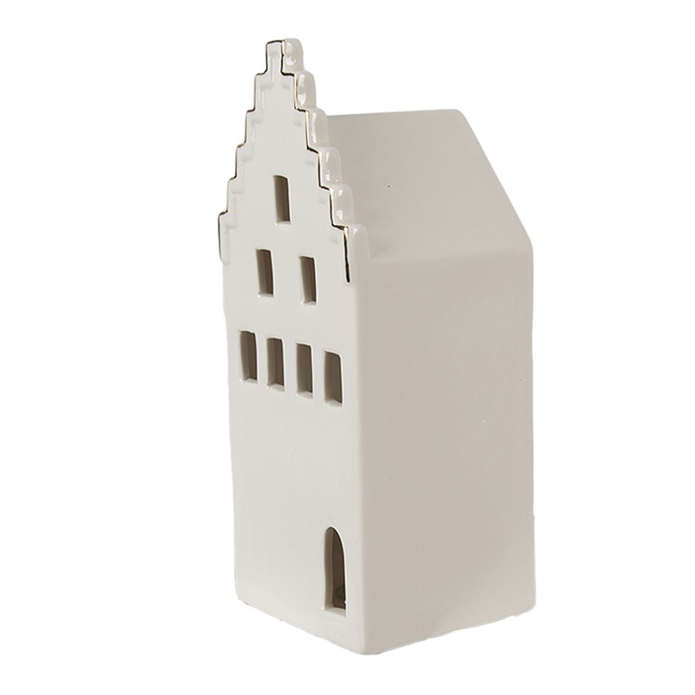 Decoratie Huis 16 cm Beige Porselein