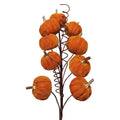 Decoratie Beeld Pompoen Oranje Kunststof
