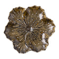 Decoratie schaal Bloem Bruin Keramiek Decoratie Schaal