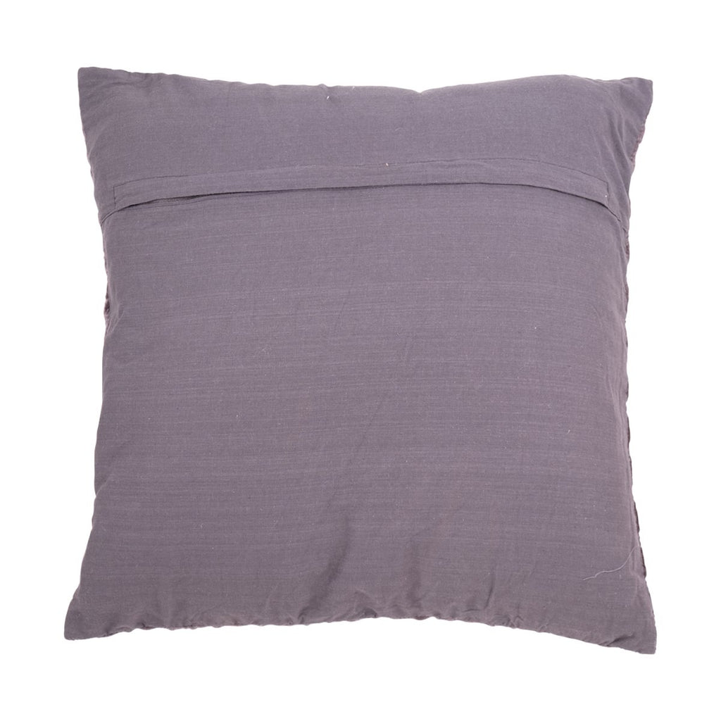 Zigzag Velvet kussen donkergrijs 45x45cm
