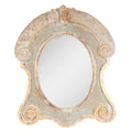 Spiegel 69x84 cm Bruin Beige Hout Grote Spiegel