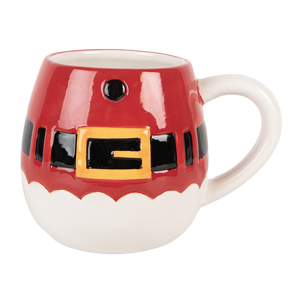 Mok Kerstman 400 ml / 500 ml Rood Keramiek