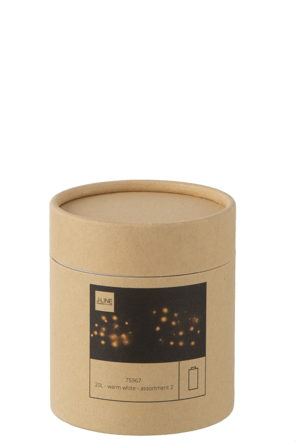 J-Line slinger Draad 20l - goud/zilver - warm wit - 2 stuks - LED