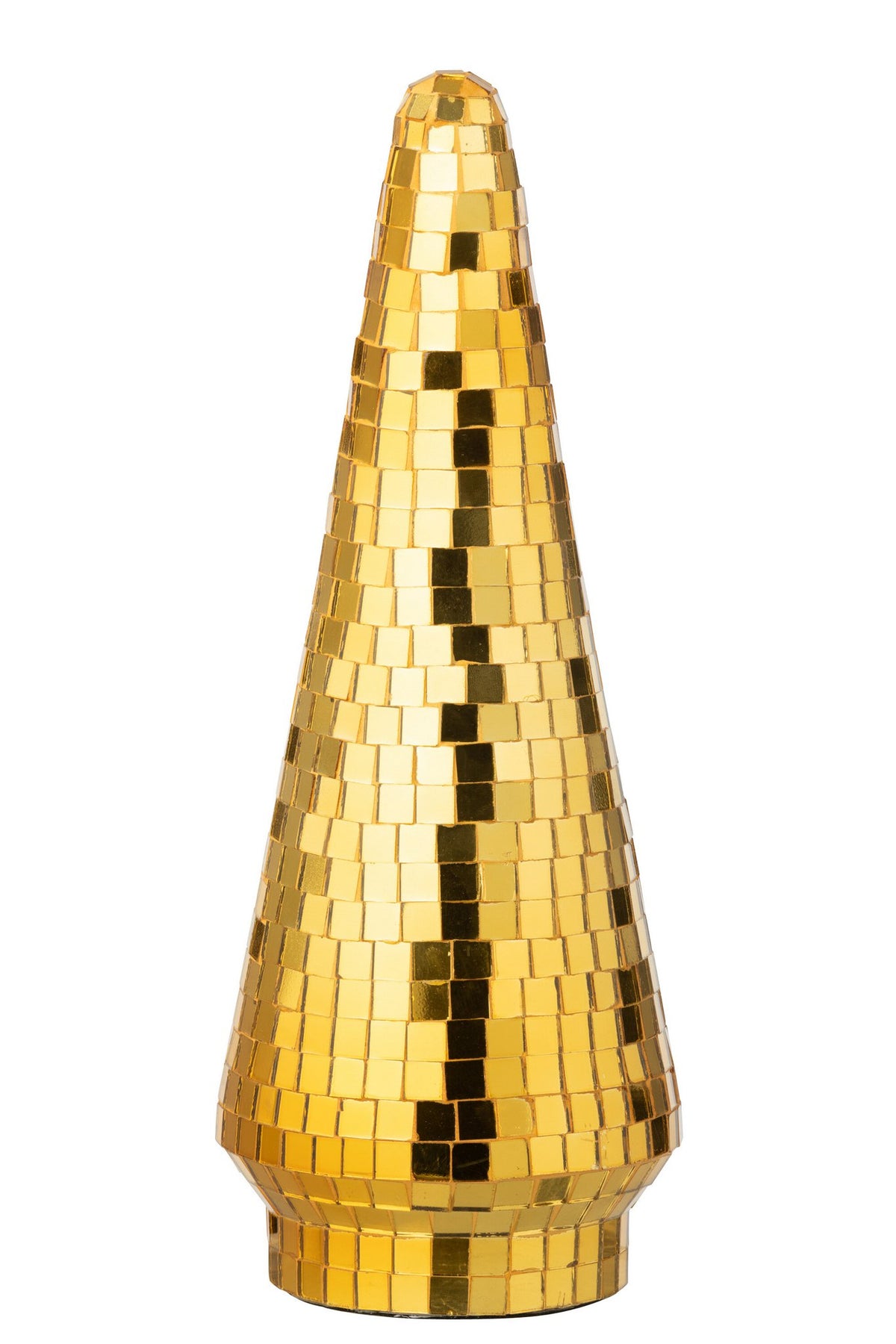 J-Line decoratie Boom Spiegel - glas - geel - L