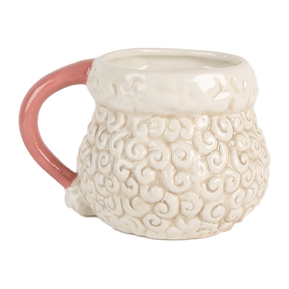 Mok Kerstman 550 ml Wit Keramiek