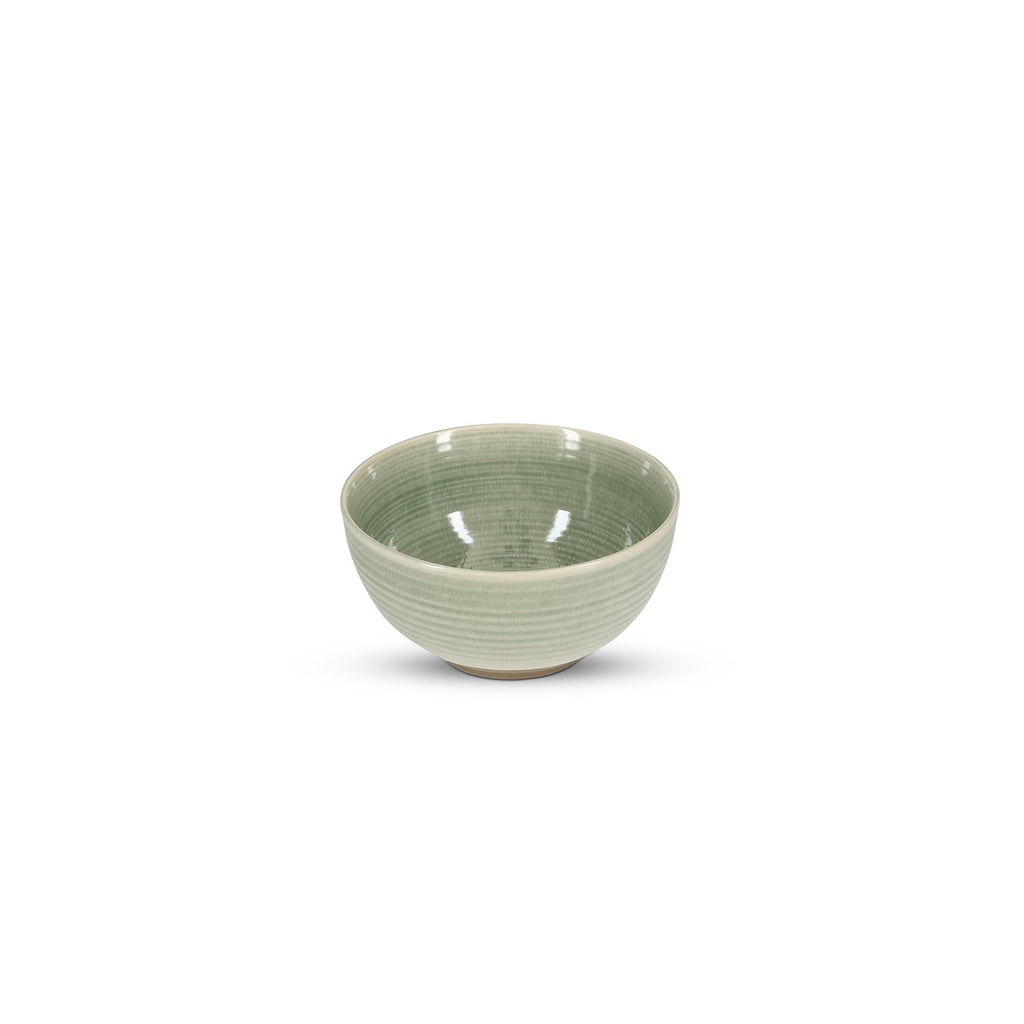 Schaal 18xH9cm groen Cameo