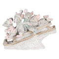 Beeld Muis 15x5x11 cm Grijs Kunststof Muis