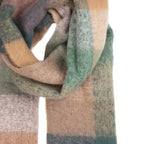 Wintersjaal Dames 38x200 cm Groen Textiel