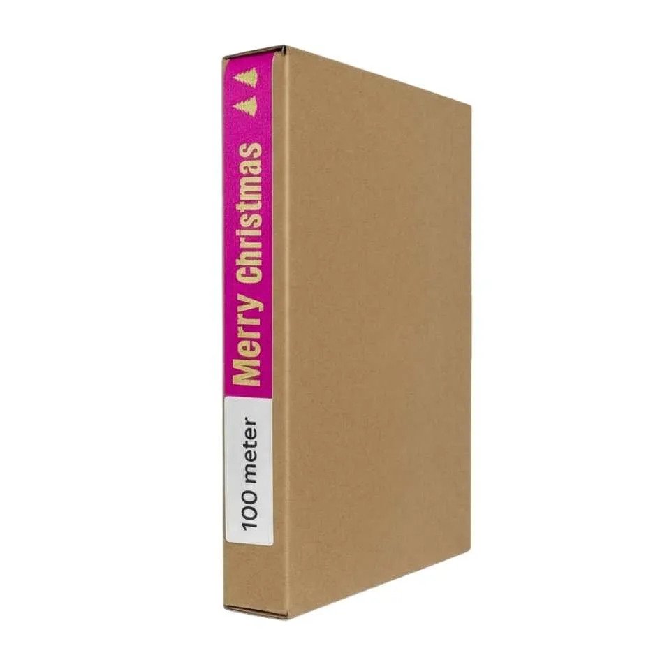 Satijn lint – Merry Christmas – Fuchsia - 15mm x 100m