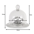 Stolp Ø 12x12 cm Glas Glazen Stolp