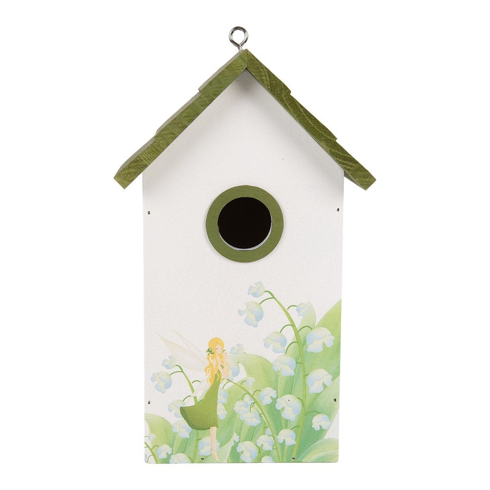 Vogelhuis 15x10x22 cm Wit Hout