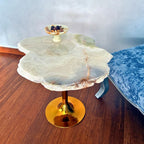 Tulpentafel in witte onyx