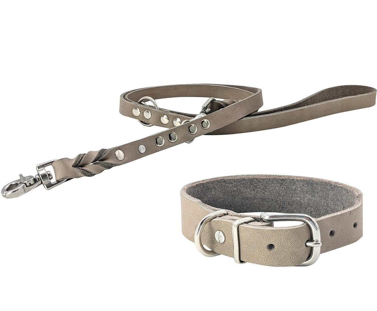 Giro leren halsband voor honden