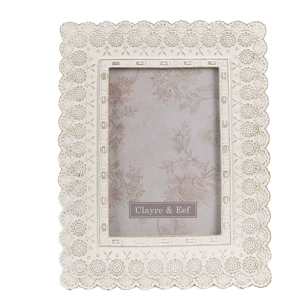 Fotolijst 10x15 cm Wit Polyresin Fotokader