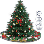 Kerstdecoratie Trein Groen Kunststof