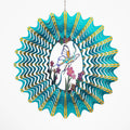 Windspinner, Spin Art, RVS, Vlinder/ Butterfly, 12DBF301, Ø 30cm