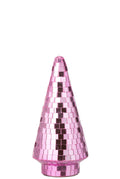 J-Line decoratie Boom Spiegel - glas - rose - M