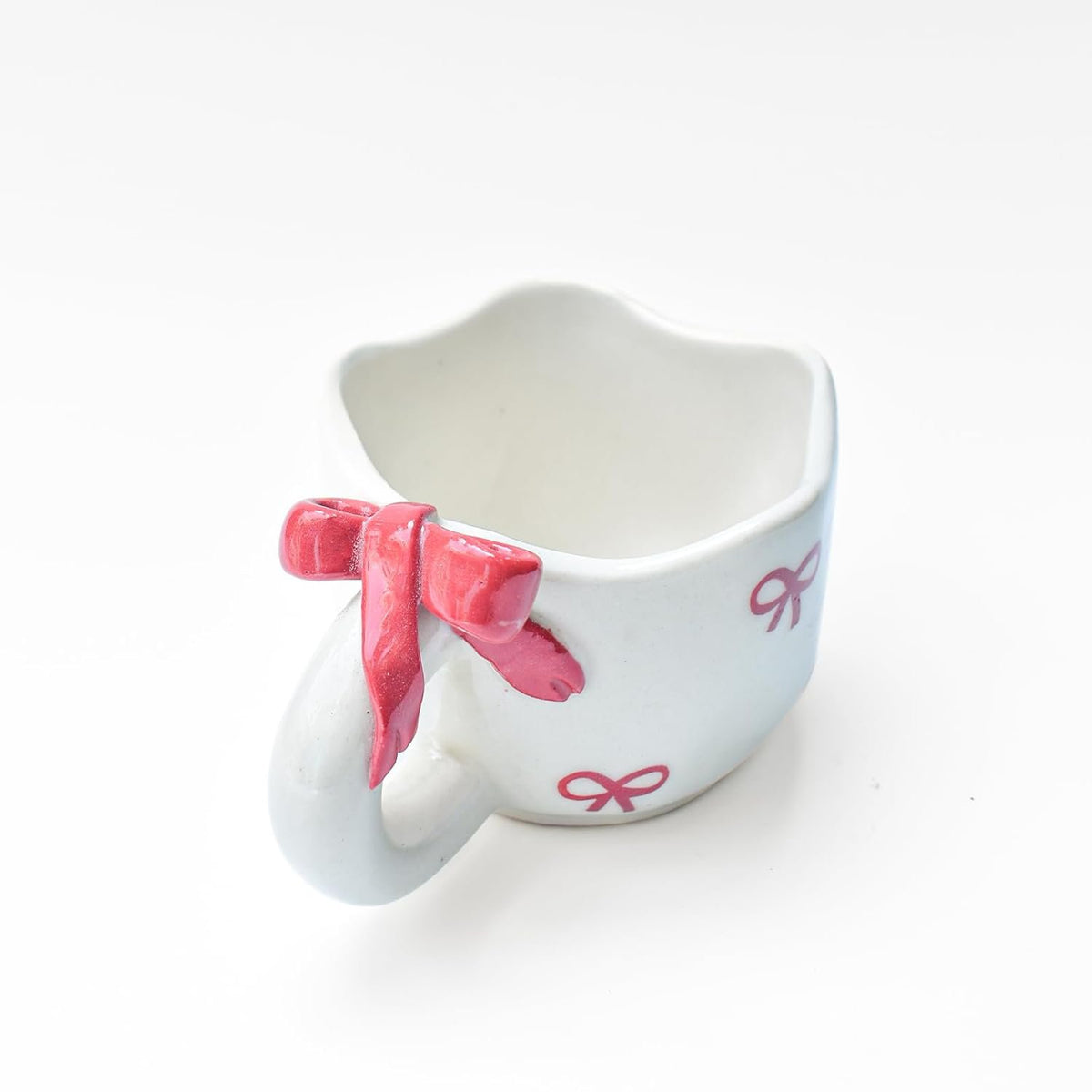 Koffiemok | Red Bow Theekopje Magnetronbestendig | Keramiek
