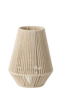 J-Line tafellamp Touw - katoen - greige