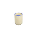 Vaas 10,5xH14cm crème wit Milo