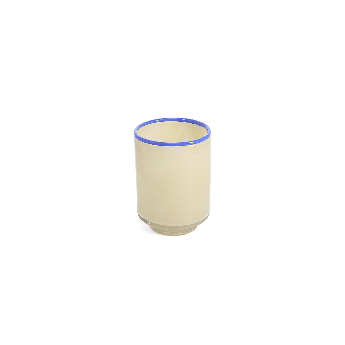 Vaas 10,5xH14cm crème wit Milo