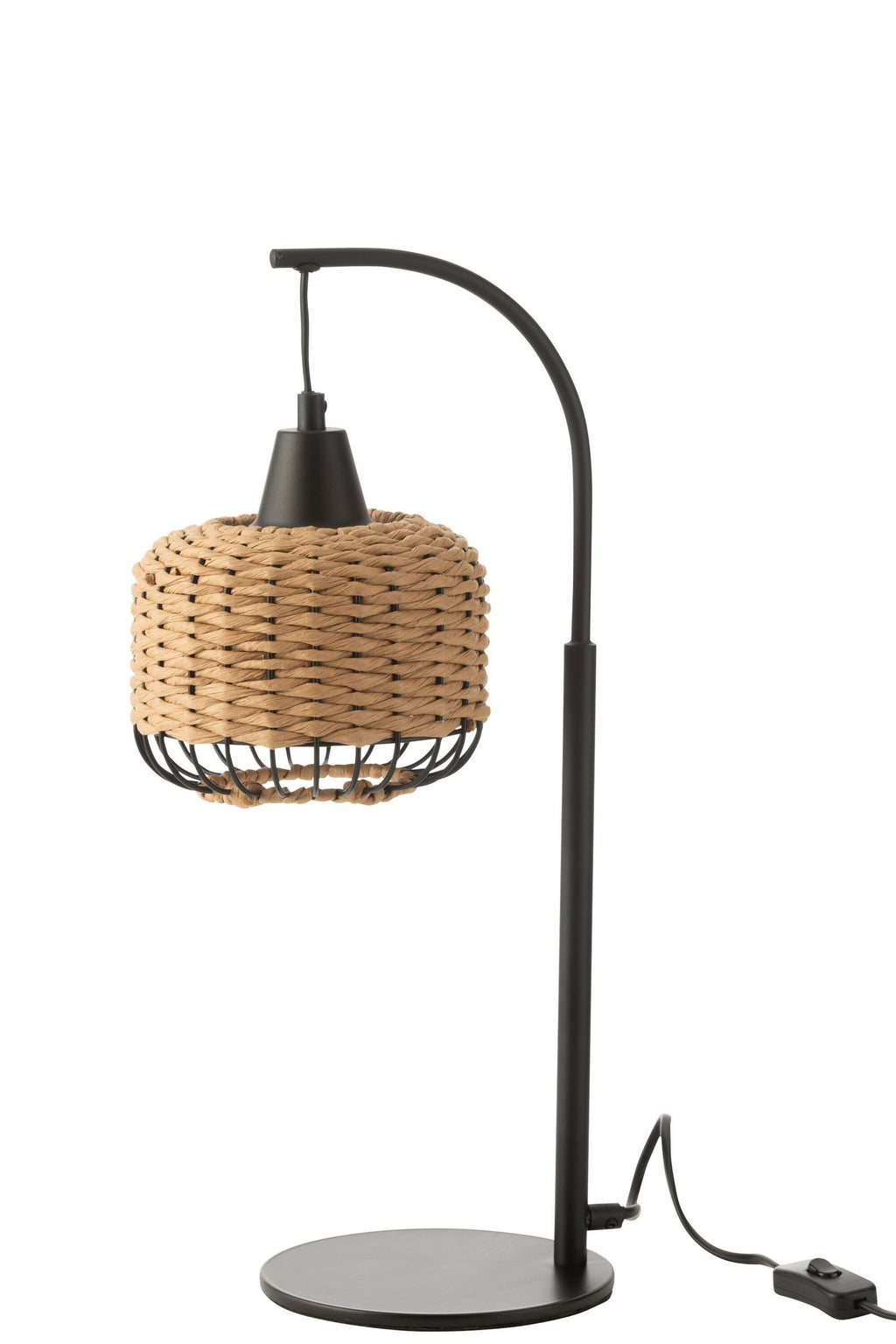 J-Line Lamp Lantaarn Metaal Naturel