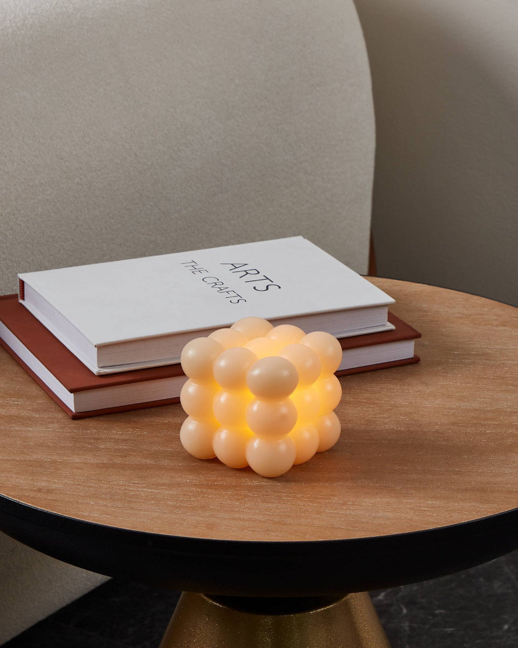 LED Cream Choshi Kaart 9x9x8 cm