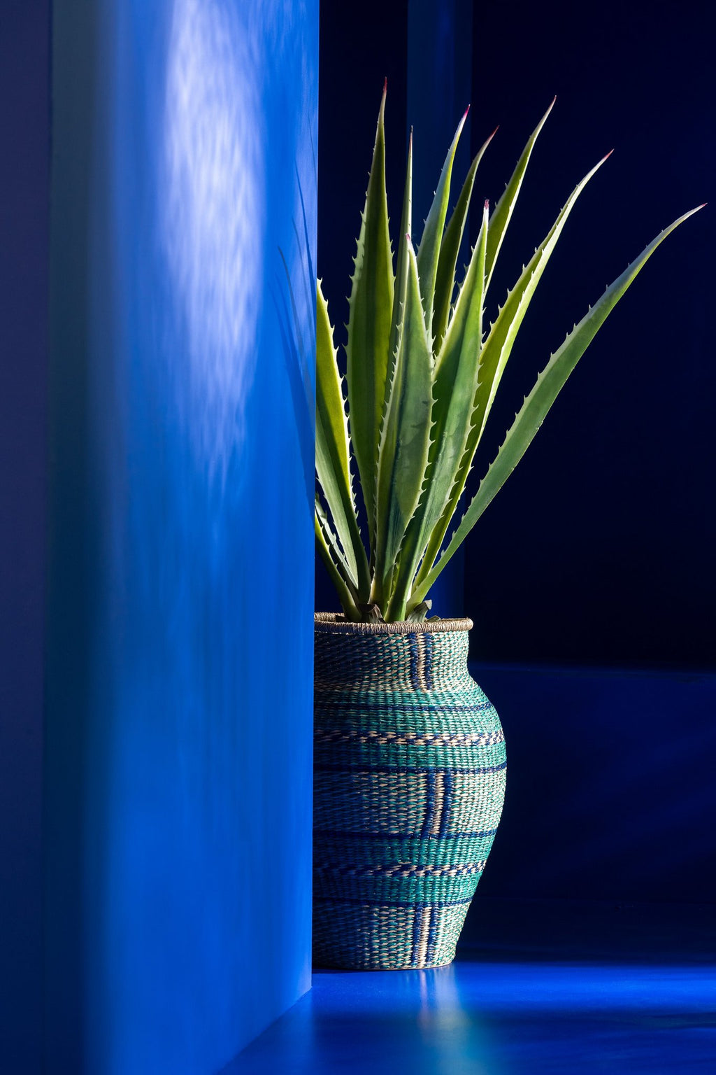 J-Line Agave Gebroken Wit Kunstmatig Groen