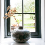Metalen pot rond