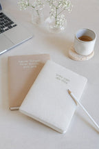 Leeff Notebook Nina taupe - Never forget how lovely you are