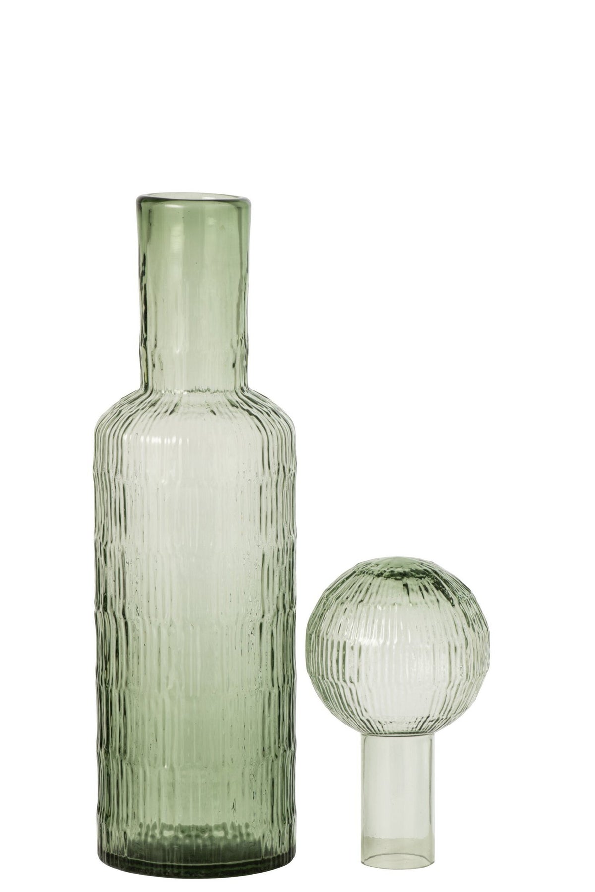 J-Line Fles - glas - groen - large