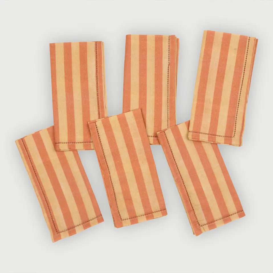 Servet | Linea Amber katoenen servetten-set van 6 van Sanctuary Living