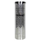 *windlicht cilinder zilver grieks large 30cm*