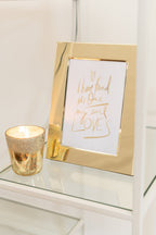 J-Line fotolijst Brede - metaal - goud - medium